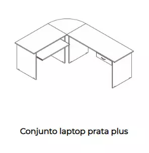 Conjunto para laptops - Linha Prata e Linha Plus